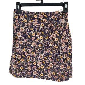 Elodie skirt floral printed waist cutout miniskirt X-Small XS